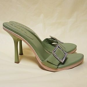 Wild Diva Light Olive Green Stilettos